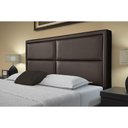 Ver imagem 3 de Cabeceira Cama Box Estofada King New York Courano Marrom - Probel