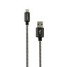 Cabo Usb para Iphone Metal Preto - 1