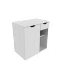 Ver imagem 2 de Balcão Gabinete para Banheiro Suspenso com Gaveta Branco Bn3605 Cor: Branco