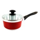 Ver imagem 1 de Caçarola Panela Alumínio Usinado com Tampa Vermelho CB 22cm Javali 1221JAV