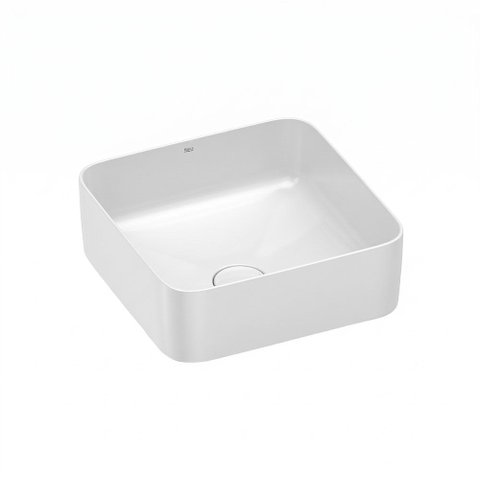 Cuba de Apoio Roca Inspira Square 37x37 A32753200B Quadrada Branca