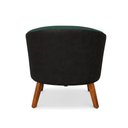 Ver imagem 7 de Poltrona Sala Decorativa Kit 2 Stella Pé Madeira Trapézio Castanho Sintético Pu D03 - D’Rossi