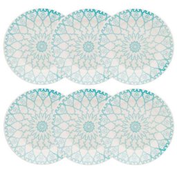 Conjunto de 6 Pratos Rasos 24cm Donna Mandala - 2