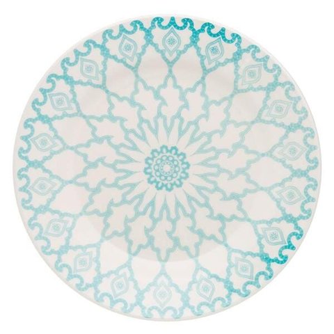 Conjunto de 6 Pratos Rasos 24cm Donna Mandala