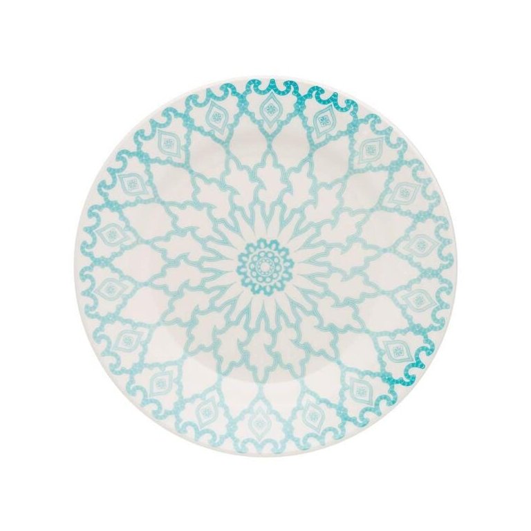 Conjunto de 6 Pratos Rasos 24cm Donna Mandala