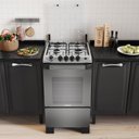 Ver imagem 2 de Fogão 4 Bocas Itatiaia New Dream com Acendimento Automático Prata Bivolt