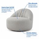 Ver imagem 5 de Kit 2 Poltronas Orgânicas Giratórias com Retorno Estofadas Design Moderno Luna Espresso Móveis