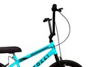 Ver imagem 4 de Bicicleta Colli Montadinha Aro 20 Selim Mobik Bagageiro Cor Amarelo Neon Tamanho do Quadro 12 Azul C