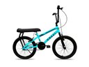 Ver imagem 1 de Bicicleta Colli Montadinha Aro 20 Selim Mobik Bagageiro Cor Amarelo Neon Tamanho do Quadro 12 Azul C