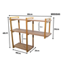 nicho INVERTIDO metalon 80X20 AMAD CLARIN/DOURADO  METALICO 04 - 2