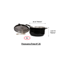 Ver mais imagens de Pipoqueira Pigmentada Nº 26 Rizzolar Preto