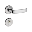 Ver imagem 1 de Fechadura Externa Pado Magnum 55mm Cromada Roseta Redonda 931-90 Externa