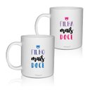 Ver imagem 1 de Kit 2 Canecas Brancas Dia das Crianças Filhos Doces