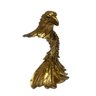 Escultura Decorativa Aguia em Resina Dourada 28cm - 1