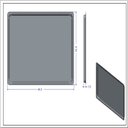 Ver imagem 2 de Kit Bandeja de Alumínio para Forno de Bancada 60L 5 Peças