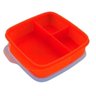 Tupperware Basic Line com Divisórias 550ml Laranja - 1