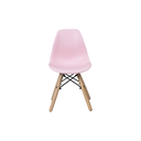 Ver imagem 3 de Kit 4 Cadeiras Eames Eiffel Infantil Rosa Espaço Kids Quarto Brinquedoteca - La Mobilia