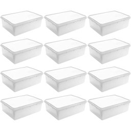 12 Caixas para Alimentos Plasvale 6,5l Herméticas Empilháveis Restaurantes Açougues - 1 12 Caixas para Alimentos Plasvale 6,5l Herméticas Empilháveis Restaurantes Açougues - 1