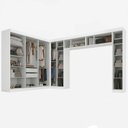 Ver imagem 4 de Guarda Roupa Modulado de Canto 15P 2GV Branco