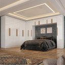 Ver imagem 1 de Guarda Roupa Modulado de Canto 15P 2GV Branco