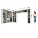 Ver imagem 3 de Guarda Roupa Modulado de Canto 15P 2GV Branco