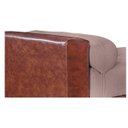 Ver mais imagens de Recamier Félix Solteiro 160cm Corano Terracota e Linho Rosê - Adj Decor