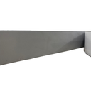 Ver imagem 1 de Moldura Painel Ripado Eva Autocolante Liso 7cmx5mm 10 Metros - Cinza