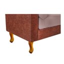 Ver imagem 6 de Recamier Félix Solteiro 195cm Corano Terracota e Linho Rosê - Adj Decor