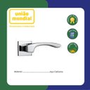 Ver imagem 3 de Fechadura União Mundial Onix Roseta Quadrada Cromo