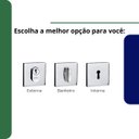 Ver imagem 4 de Fechadura União Mundial Onix Roseta Quadrada Cromo
