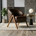 Ver mais imagens de Poltrona Decorativa Iris Pes Madeira Courino Tcs 721 Moll