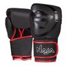 Kit Luva de Boxe Muay Thai - Naja Black Preto/vermelho + Bandagem+bucal:16/preto/vermelho - 3