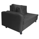 Ver imagem 4 de Recamier Cancun 1,40m + 2 Poltronas Anitta Suede Grafite - Dominic Decor