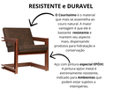 Ver imagem 3 de Poltrona Cadeira Detroit Couríssimo Facto Telha Estrutura Bronze