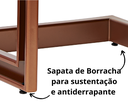 Ver imagem 6 de Poltrona Cadeira Detroit Couríssimo Facto Telha Estrutura Bronze