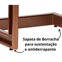 Ver imagem 6 de Poltrona Cadeira Detroit Couríssimo Facto Telha Estrutura Bronze