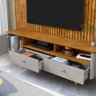 Rack para Sala de Estar Tv 70 Pol Orgânico Marusi B02 Off White Naturalle - Lyam Decor - 8