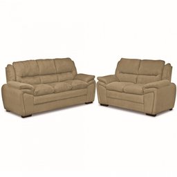 Estofado Solar Denver 3 e 2 Lugares Percintas Elásticas - 1 Estofado Solar Denver 3 e 2 Lugares Percintas Elásticas - 1