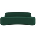 Ver imagem 4 de Sofá 3 Lugares Sala de Estar Cancún D02 Veludo Verde Musgo 210 cm C-303 - Lyam Decor