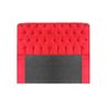 Cabeceira para Cama Box Rio Casal 140 cm Suede Vermelho - 1