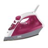 Ferro de Passar Roupa A Vapor Arno Steamgliss Rosa Ceramica 1200w - 1