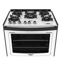 Ver imagem 3 de Fogão Embutir Dako Branco 5 Bocas Mesa de Vidro - Dakolors De5Vtp-Bt0