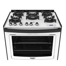 Fogão Embutir Dako Branco 5 Bocas Mesa de Vidro - Dakolors De5Vtp-Bt0 - 3