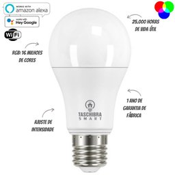 Smart Lampada Wi-fi Led Taschibra 6w Bolinha G45 - 2