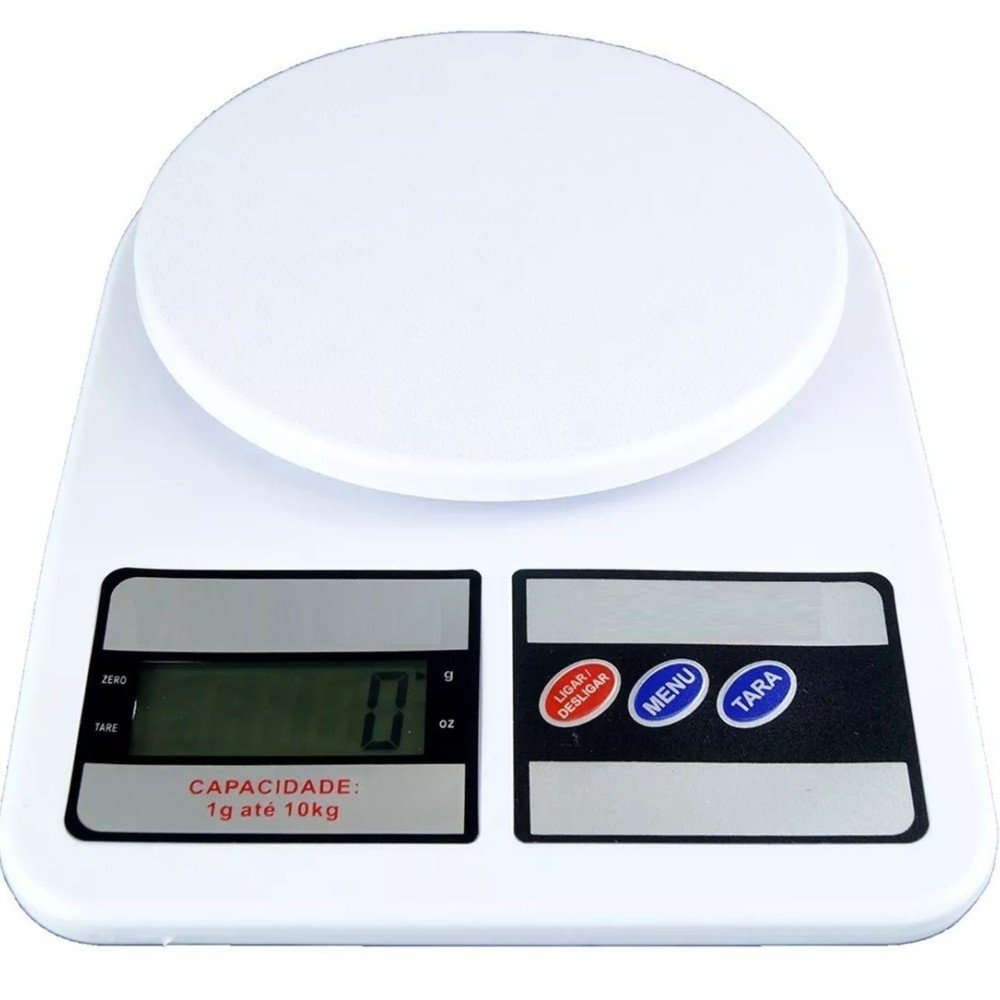 Balança Digital de Precisão para Cozinha - Até 10kg - 2