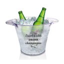 Ver imagem 2 de Balde de Gelo Save Water Drink Champagne