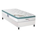 Ver imagem 1 de Cama Box Solteiro: Colchão Molas Herval MasterPocket Ensacadas Meditare + Base CRC Courano White(88x