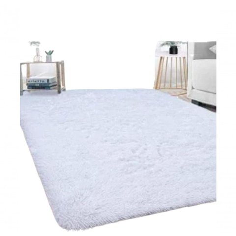 Tapete Sala Branco Felpudo 2,00 X 2,40