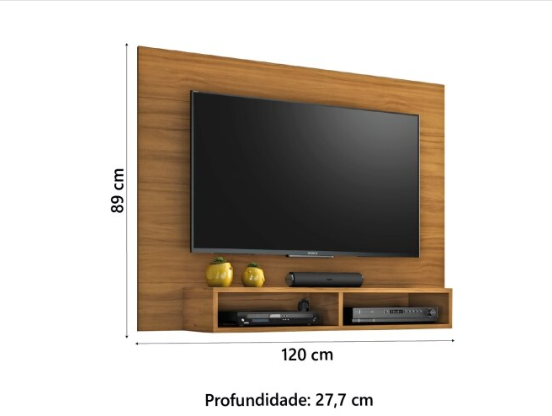 Painel para Tv até 49 Polegadas Eros Freijó Trend Notável - 3