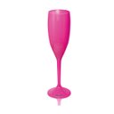 Ver imagem 3 de Kit 8 Taças Champagne 170ml Rosa Acrílico